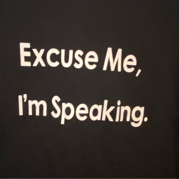 Men’s T shirt Excuse me, I’m Speaking  2XL Black Gildan Heavy Cotton gag gift - Picture 2 of 8